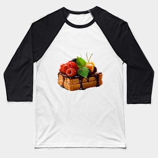 Cake with berries Baseball T-Shirt